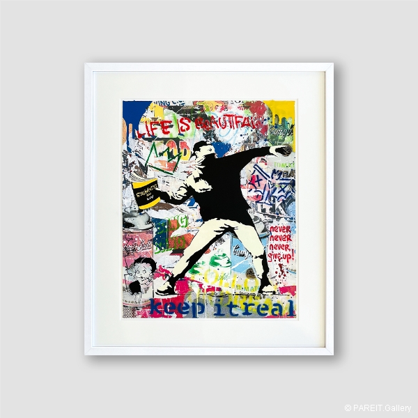 MR BRAINWASH - Banksy Thrower - P114106